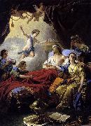 Louis Jean Francois Lagrenee Allegory on the Death of the Dauphin oil